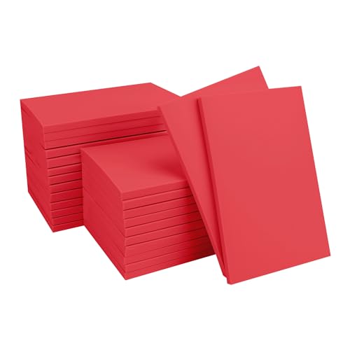 25 Pcs 4"x6" Rubber Carving Blocks, Linoleum Blocks | 4 x 6 inch Stamp Carving Blocks for Printmaking, Linocut Artists, Crafts and more,red by KUKLIPJIM - color: 25 Pcs 4"x6" Red, size: 25 Pcs 4"x6"