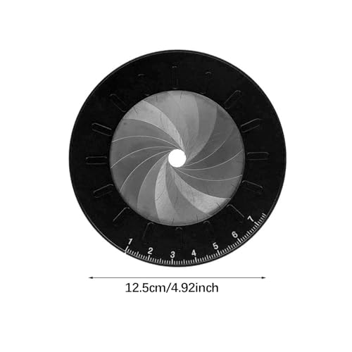Gralara Circle Drawing Tool Tools Adjustable Circle Drawing Ruler for Drafting, Black - color: Black