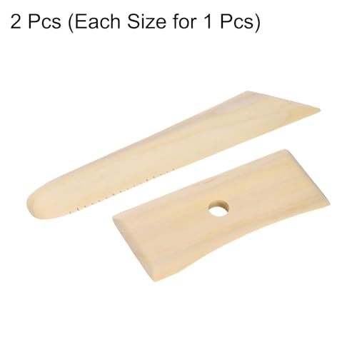 HARFINGTON 2pcs Pottery Ribs 12.7cm 18cm Clay Ceramic Sculpting Tools Set