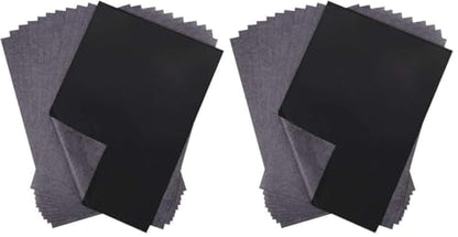 selizo 100 Sheets Black Carbon Transfer Tracing Paper for Wood, Paper, Canvas and Other Art Surfaces (9 x 13 Inches) (Pack of 2) - size: 9x13in (Pack of 2)
