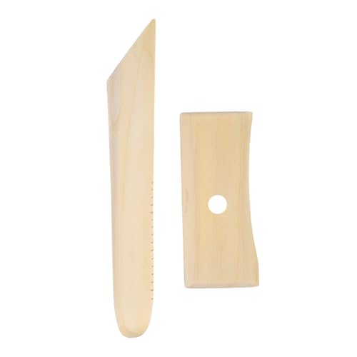 HARFINGTON 2pcs Pottery Ribs 12.7cm 18cm Clay Ceramic Sculpting Tools Set