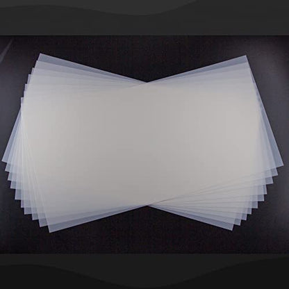 10PCS 10mil Blank Mylar Stencil Sheets,12X24 inch Milky Translucent PET Blank Stencils Sheets,Template Material for Cutting Machines, Laser Cutting, Food-Safe Craft Plastic - size: 10mil, 12" x 24”, 10 Pack