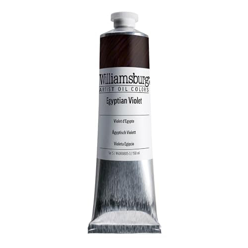 Williamsburg Artist Oil Colors, Egyptian Violet, 150 ml Tube - color: Egyptian Violet, size: 5.07 Fl Oz (Pack of 1)