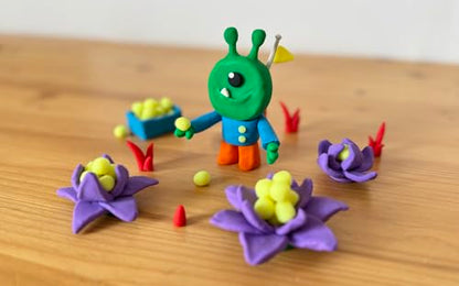 Jovi - Non Drying Modeling Clay, 8 Basic Color + 2 Glow in The Dark - color: Basic + Glow