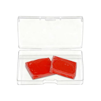 Kneaded Eraser， Kneaded Erasers for Artists，Art Eraser，for Sketching, Painting, Sketches, and Drawings, Brighten (Red, 1.44 x 1.36 x 0.31 inch)