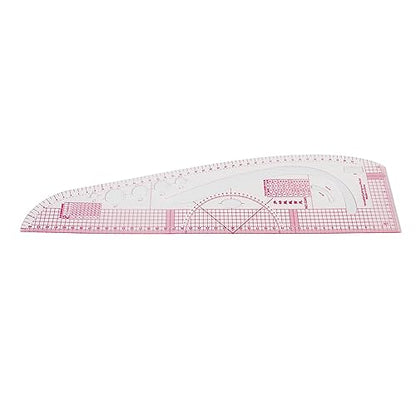7pcs French Curve Ruler Set High Accuracy Complete Tools Sewing Rulers Set with Scale for Beginners Tailors Pattern Making