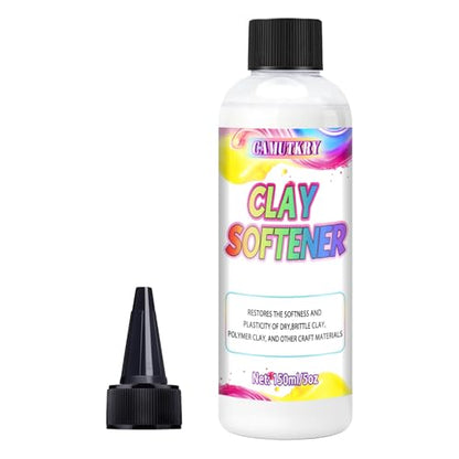 Premium Polymer Clay Softener – Revive Hardened Clay, Enhances Flexibility & Adhesion, Adds Shine After Baking, Ideal for Ceramic Artists, Teachers & DIY Craft Lovers
