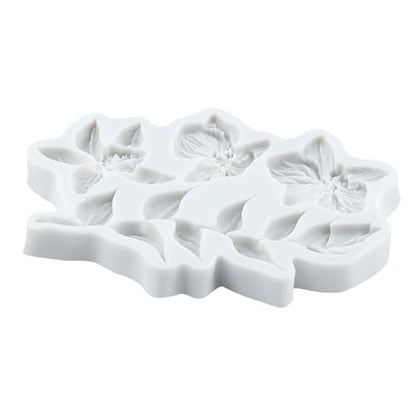 Flower Polymer Clay Molds Flower and Leaf Silicone Mold - color: Style B