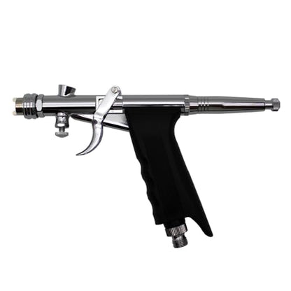 Uouteo Airbrush Kit, Airbrush Trigger Gun with 0.3mm/0.5mm Fan Spray Cap/Needles/Nozzles Sets, 15 CC Cup for Painting Model Nails Cake Makeup - color: 217BAT 0.5mm Airbrush Kit