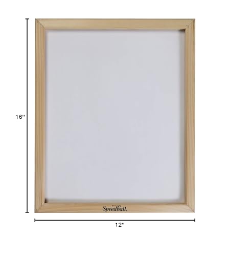 Speedball 110 Monofilament Screen Printing Frame, 12x16 Inch - size: 12 x 16 Inch