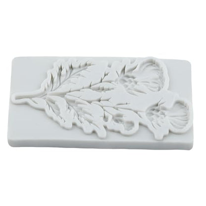 Flower Polymer Clay Molds Flower and Leaf Silicone Mold - color: Style D