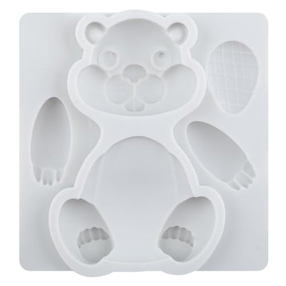 Beaver Polymer Clay Mold Beaver Woodland Animal Silicone Molds - color: Style J