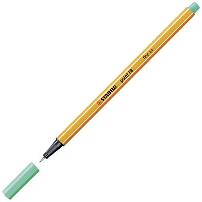 STABILO Point 88 FINELINER Pigment Liner 88/13 (Single Pen) - ICE Green, 0.4 mm - color: Green, size: 1 Count