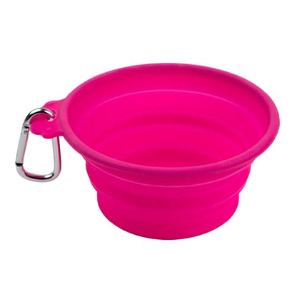 Silver Brush Limited Silver Essentials Paintbrush Water Bowl, 760ml/25.7oz | 2 Pack, Watercolor, Watermedia, Round, Reusable Artist Water Cup, Collapsible, With Carabiner Clip, Leak-proof, Silicone - size: 760ml