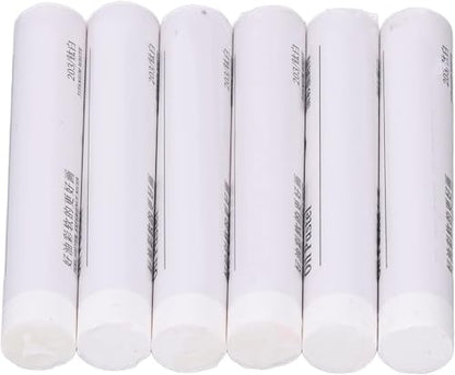 Zerodis White Oil Pastels Set,6 Pcs Unique Texture Soft Artist White Oil Pastels Dry Pastels Set Painting Art Supplies for Professional Drawing Art