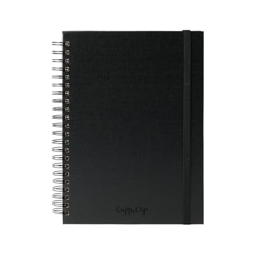 CuppaClip Sketch Book Hardcover Drawing Pad 300GSM Acid-Free Paper Spiral Bound Sketchbook 50 Sheets/100 Pages Art Supplies (Spiral Binding, 8.3x11.8in) - color: Spiral binding, size: 8.3x11.8in