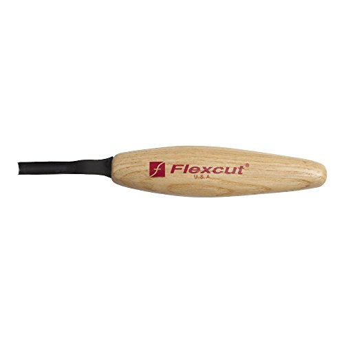 FLEXCUT Micro Shallow/Deep U-Gouge, Razor Sharp High Carbon Cutting Blade - color: Micro Deep U-Gouge, size: 4 mm