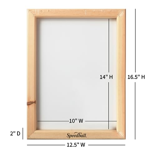 Speedball 4712 10-Inch-by-14-Inch Screen Printing Frame - size: 10 x 14 Inches