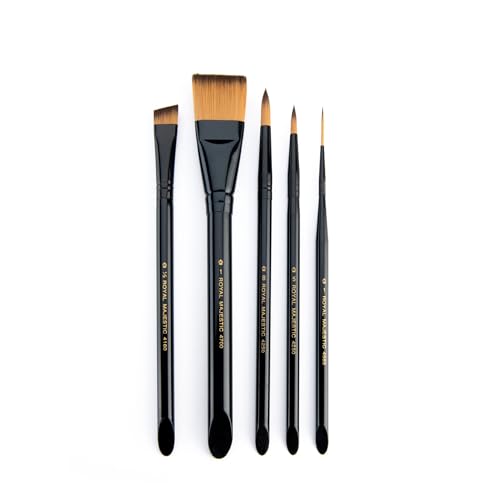 Royal & Langnickel Majestic Deluxe Watercolor Artist Brush Set, 5-piece