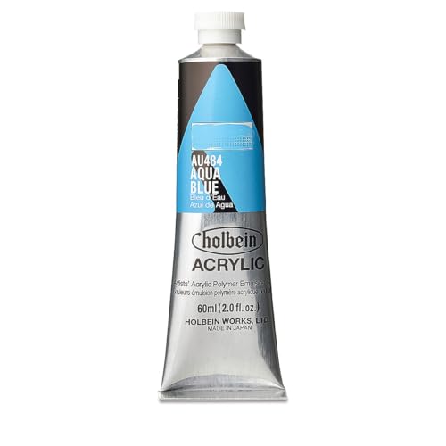 Holbein - Artist Heavy Body Acrylic - 60ml Tube - Aqua Blue