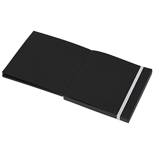SoHo Urban Artist Brick Sketchbook Journals for Sketching, Drawing, Colored Pencils, Graphite, and More - Black 5.5"x5.5" (150 GSM, 80 Sheets) - color: Black, size: 5.5 x 5.5in