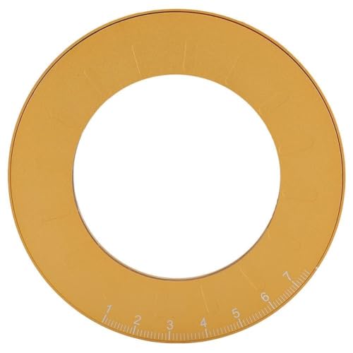 Circle Drawing Maker, Adjustable Stainless Steel Round Circle Template Professional Circle Drawing Tool with Ruler Function for Drawing Drafting