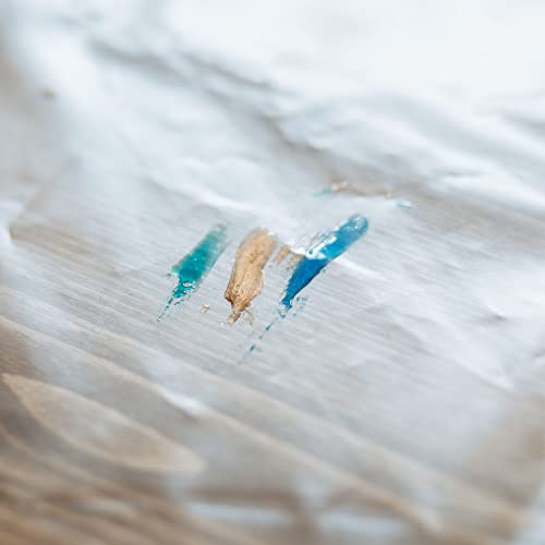 1 Pack 2 Mil Plastic Drop Cloth 9ft x 12ft, Heavy Duty Plastic Painters Drop Sheet, Waterproof Paint Tarp for Painting, Renovations - Floor Covering & Dust Cover