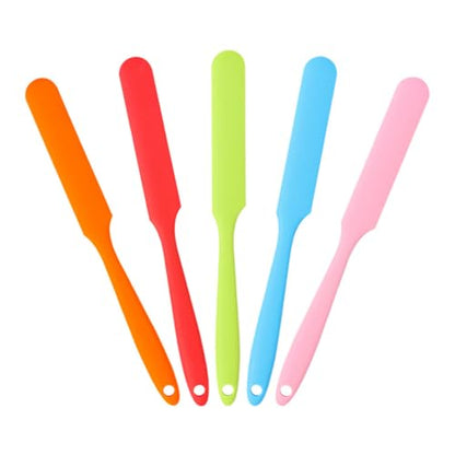 Silicone Spatula Set - 8PCS Heat Resistant Rubber Spatulas for Cooking,Baking,Mixing, Silicone Utensil Sets for Nonstick Cookware,Non-Stick Flexible Baking Cooking Tool BPA-Free - color: Multicolor