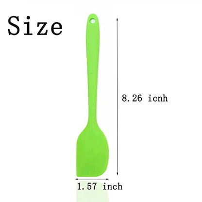 6 Pcs Silicone Spatulas, Small Rubber Spatula 8.3 inch | Heat Resistant Non-Stick Flexible Scrapers Baking Mixing Tool
