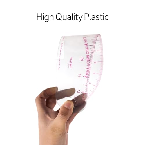KEARING 12" Vary Form Curve Ruler - Clear French Hip Pattern Making Ruler - style: 6112(12")