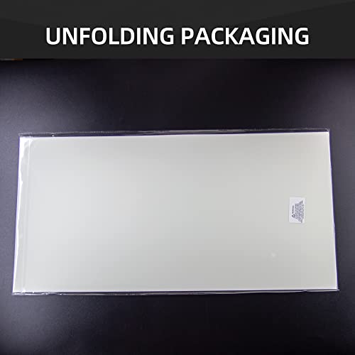 10PCS 10mil Blank Mylar Stencil Sheets,12X24 inch Milky Translucent PET Blank Stencils Sheets,Template Material for Cutting Machines, Laser Cutting, Food-Safe Craft Plastic - size: 10mil, 12" x 24”, 10 Pack