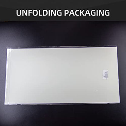 10PCS 10mil Blank Mylar Stencil Sheets,12X24 inch Milky Translucent PET Blank Stencils Sheets,Template Material for Cutting Machines, Laser Cutting, Food-Safe Craft Plastic - size: 10mil, 12" x 24”, 10 Pack