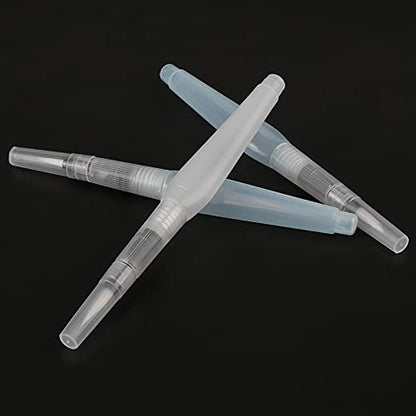 Refillable Water Brush Pen, 3Pcs/6Pcs Ink and Paint Art Pens Plus Fill Tool Watercolor Painting Calligraphy Art Crafts Set (3 Pcs Water Brush Pen)