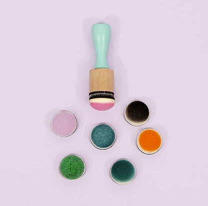 Craftelier - Replacement Round Foam Pads of 20 mm Diameter for Applying and Mixing Inks for Scrapbooking and Other Craft Projects | Compatible with Mini Ink Blending Tool - size: Mini Replacement Foam Refills of 20 mm