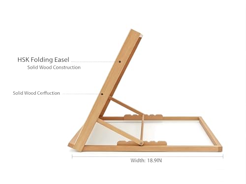 HSK A2 Light Pad Professional Custom Wooden Stand，A2 Light Box Stand and Light Pad Stand,19 Inches by 26 Inches