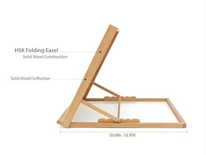 HSK A2 Light Pad Professional Custom Wooden Stand，A2 Light Box Stand and Light Pad Stand,19 Inches by 26 Inches