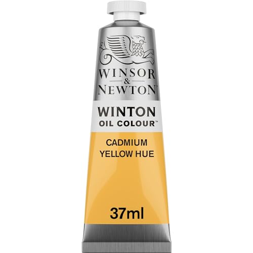 Winsor & Newton Winton Oil Color, 37ml Tube, Cadmium Yellow Hue | High-quality pigments, Durable, Lightfast, Permanent, Uniform Consistency, Great Pigment Load - color: Cadmium Yellow Hue, size: 1.25 Fl Oz (Pack of 1), style: 1.25-oz Tube