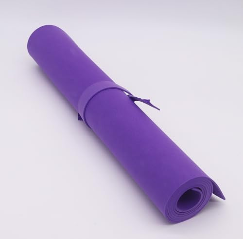 OISAKLD Purple EVA Foam 2mm-10mm 13.7"×39" Craft Foam Sheet 74 kg/m³ EVA Foam Cosplay for Craft Model Cosplay 2mm - color: Purple, size: 2mm -Thickness
