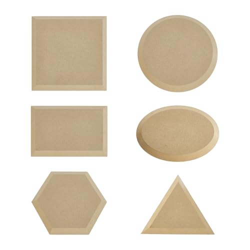 AHANDMAKER 6Pcs 6 Styles Pottery Molds for Clay, Pottery Mold Tools Slump Mold Ceramic Plate Forming for Clay Ceramic Molds DIY Dish Supplies