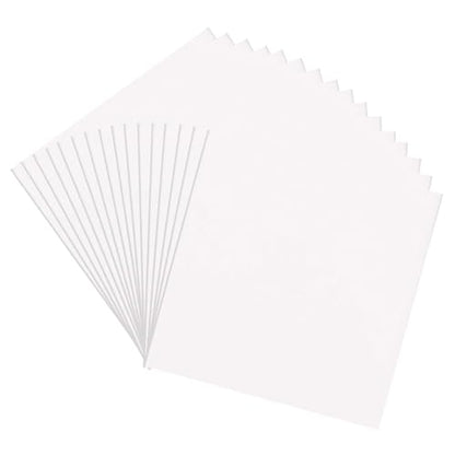 Crafjie 16pcs 6x6 Inch 2mm Self Adhesive Foam Sheets Double Sided 3D Foam Sheets Eva Foam Paper Sheets Mount for Shaker Card Scrapbooking, White - size: 6x6in, 16pcs