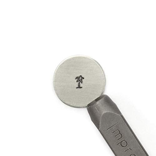 ImpressArt - Palm Tree Signature Metal Design Stamp, 6mm