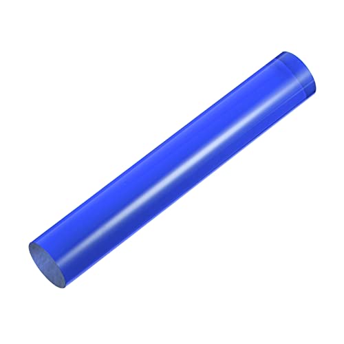 HARFINGTON Acrylic Clay Roller 6 Inch x 1 Inch Solid Non-Stick Plastic Round Tube Roller Polymer Clay Rod Fondant Rolling Pin for Shaping, Sculpting, Modeling DIY Crafts, Blue - color: Blue, size: 6 Inch x 1 Inch