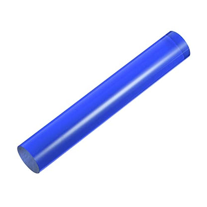 HARFINGTON Acrylic Clay Roller 6 Inch x 1 Inch Solid Non-Stick Plastic Round Tube Roller Polymer Clay Rod Fondant Rolling Pin for Shaping, Sculpting, Modeling DIY Crafts, Blue - color: Blue, size: 6 Inch x 1 Inch