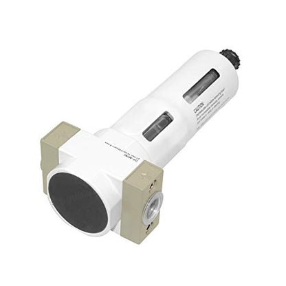 Beduan 1/2" Air in-line Compressed Particulate Filter,Moisture Water Trap Filter With Visible Bowl,Semi-Auto Drain(MIDI) - size: 1/2"