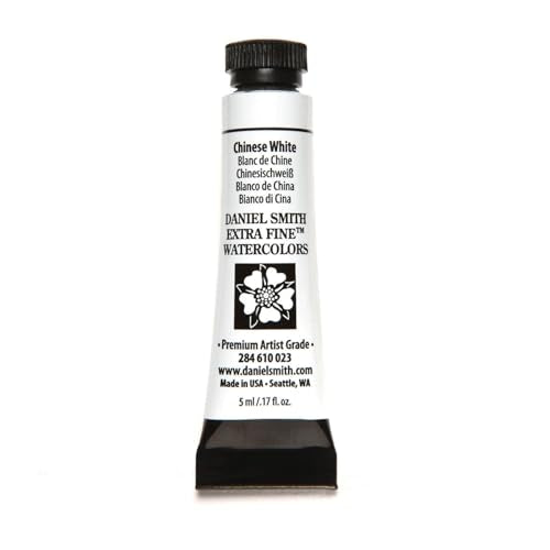 Daniel Smith Extra Fine Watercolor Paint, 5ml Tube, Chinese White, 284610023 - color: Chinese White