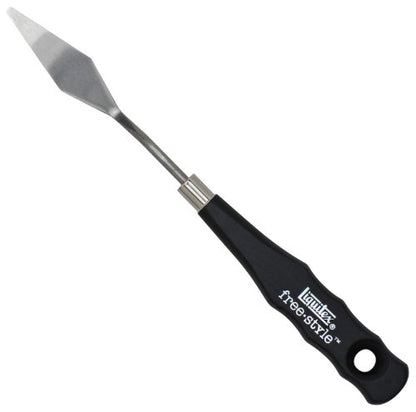 Liquitex Professional Freestyle Small Painting Knife, No. 1 | Rustproof Stainless Steel Knife Blade, Non-Slip Ergonomic Handle for Grip, Riveted Handle for Durability - size: Small, style: No. 1