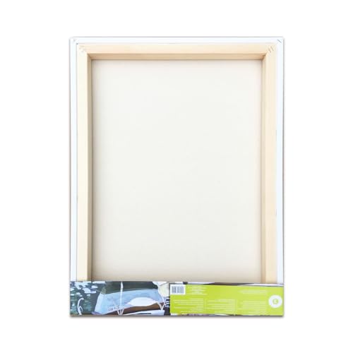 Artist's Loft 18" x 24" Level 3 Gallery Wrapped Heavy Duty Canvas - Archival Quality and Acid Free Cotton Canvas for Acrylic and Oil Paints - 1 Pack - size: 18 x 24