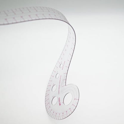 Sewing Ruler Set,Clear Metric French Curve Rulers,Professional Sewing Quilting Tools Supplies for Dressmaking,Tailoring,Designers,High Quality Flexible PVC Measuring Rulers,9PCS