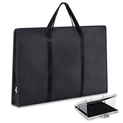 Abbylike Trade Show Display Case Carry Bag, Extra Large Bag for Sports Cards Trade Show Case Shipping(24 x 36 x 4 Inch) - size: 24 x 36 x 4 Inch