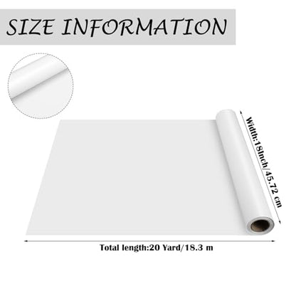 Ctosree 18 Inch x 20 Yards Design Vellum Roll Architectural Vellum Paper White Translucent Tracing Paper Roll for Drawing Sketching Architecture Building - size: 18 Inch x 20 Yards
